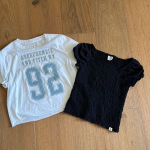 Girls Abercrombie 11/12 shirts